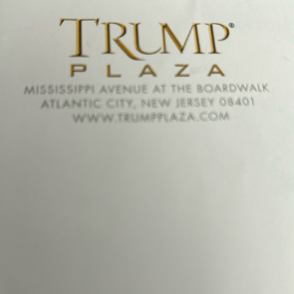 TRUMP Plaza Vintage Letter Size Envelopes - Picture 2 of 7